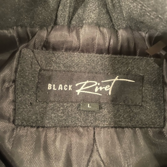 Black Rivet peacoat. Size large. Great condition. - Picture 3 of 6